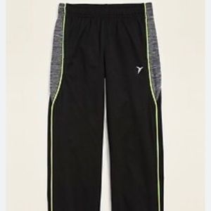 OLD NAVY boys GO DRY Mesh Track Pants - black - Size L (10/12)